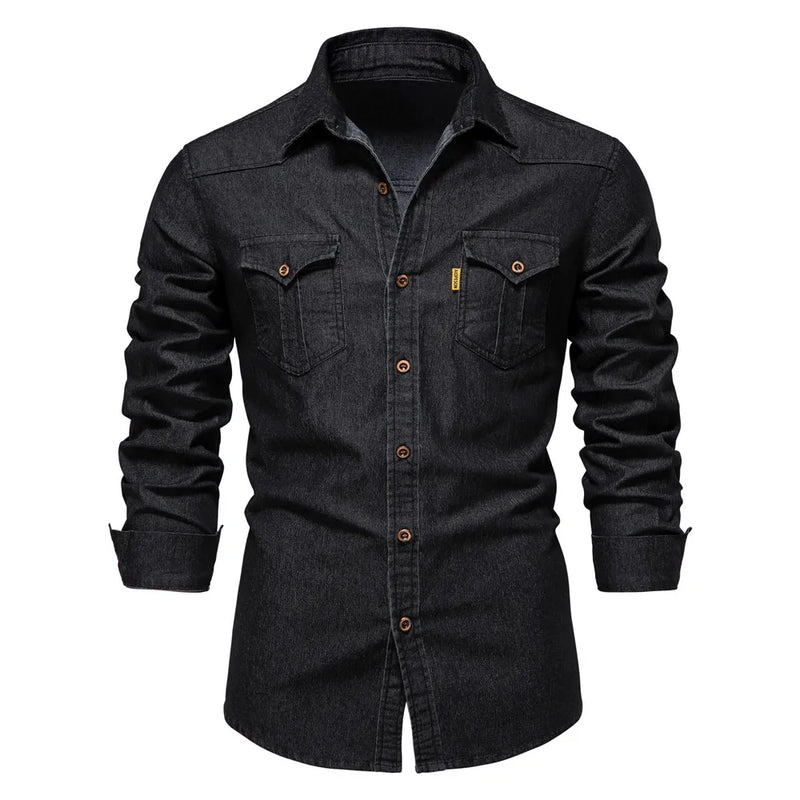 Blusa Jeans Masculina Alta Qualidade AIOPESON