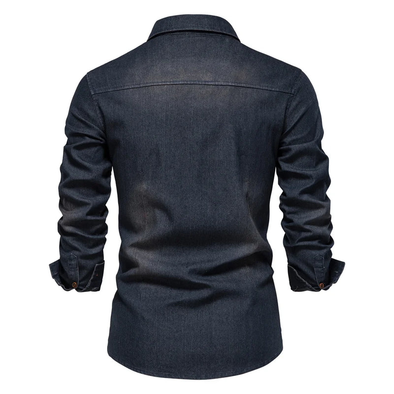 Blusa Jeans Masculina Alta Qualidade AIOPESON