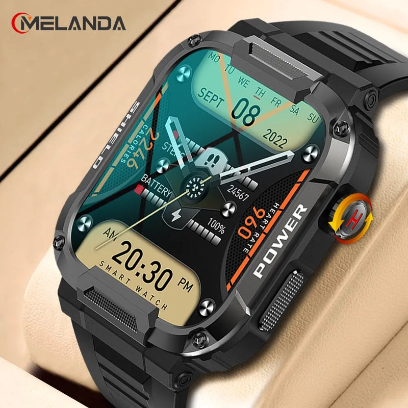 Relógio Smart Watch Masculino Militar MELANDA Bluetooth